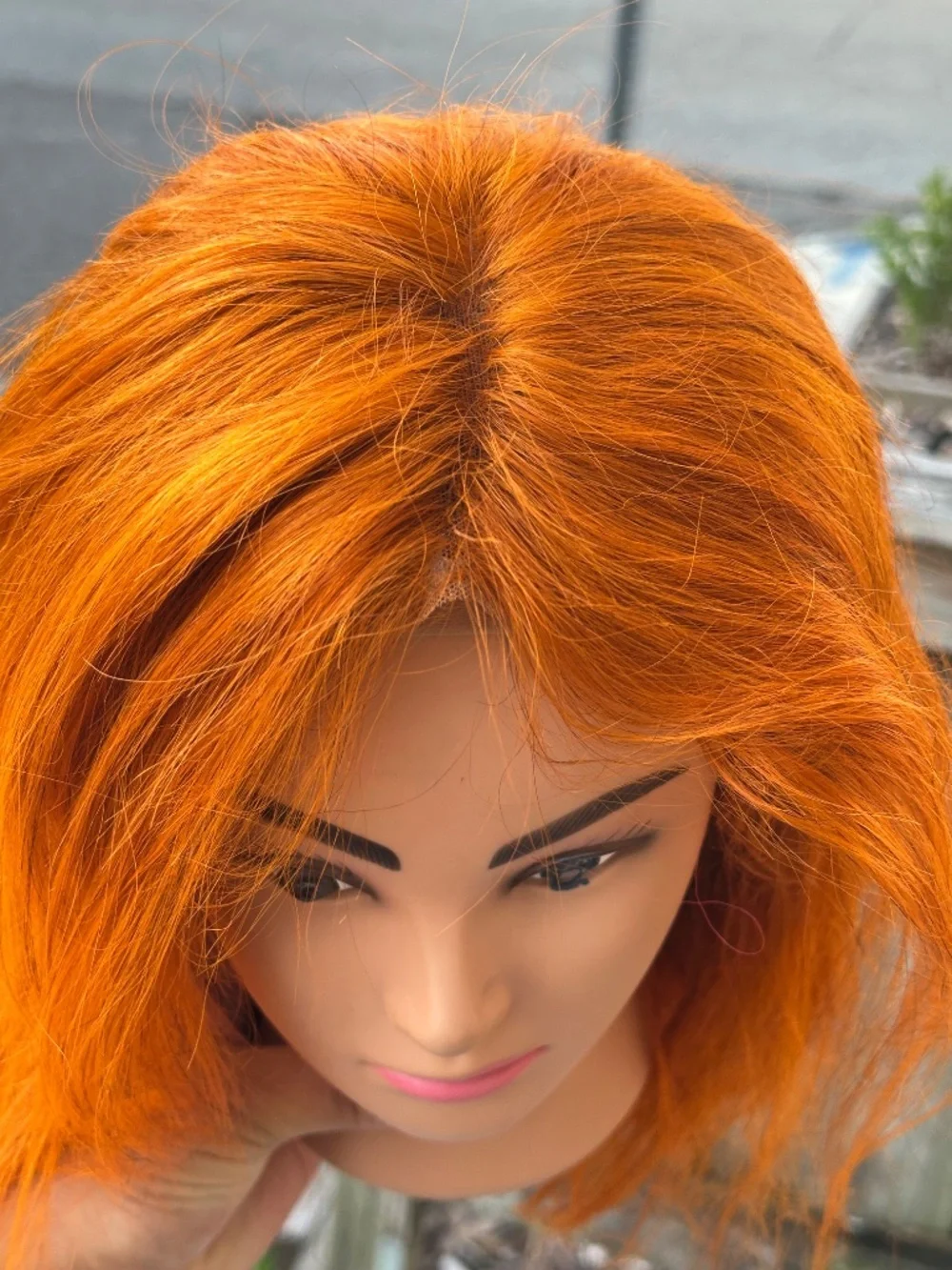 Human hair bob lace front wig